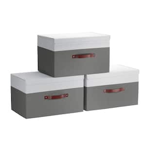 Foldable Storage Containers, Storage Bins With Lids, Large Plastic