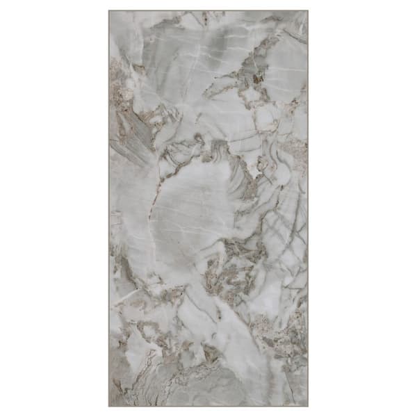 Northshore Grove Marble 22 MIL x 18.5 in. W x 37 in. L Click Lock Waterproof Vinyl Tile Flooring (19.1 sq. ft./case)