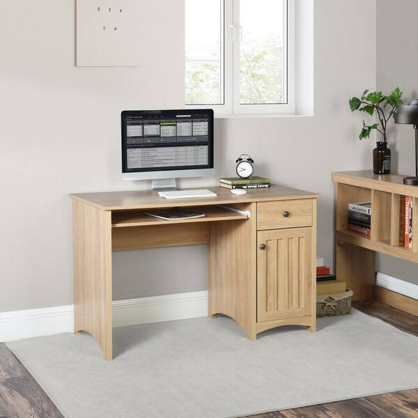 Red Barrel Studio® 59 Computer Desk with Storage Bookshelf, Home Office Desk  with Hutch, Writing Desk