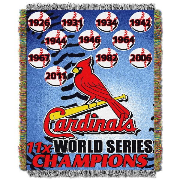 THE NORTHWEST GROUP St. Louis Cardinals Polyester Throw Blanket
