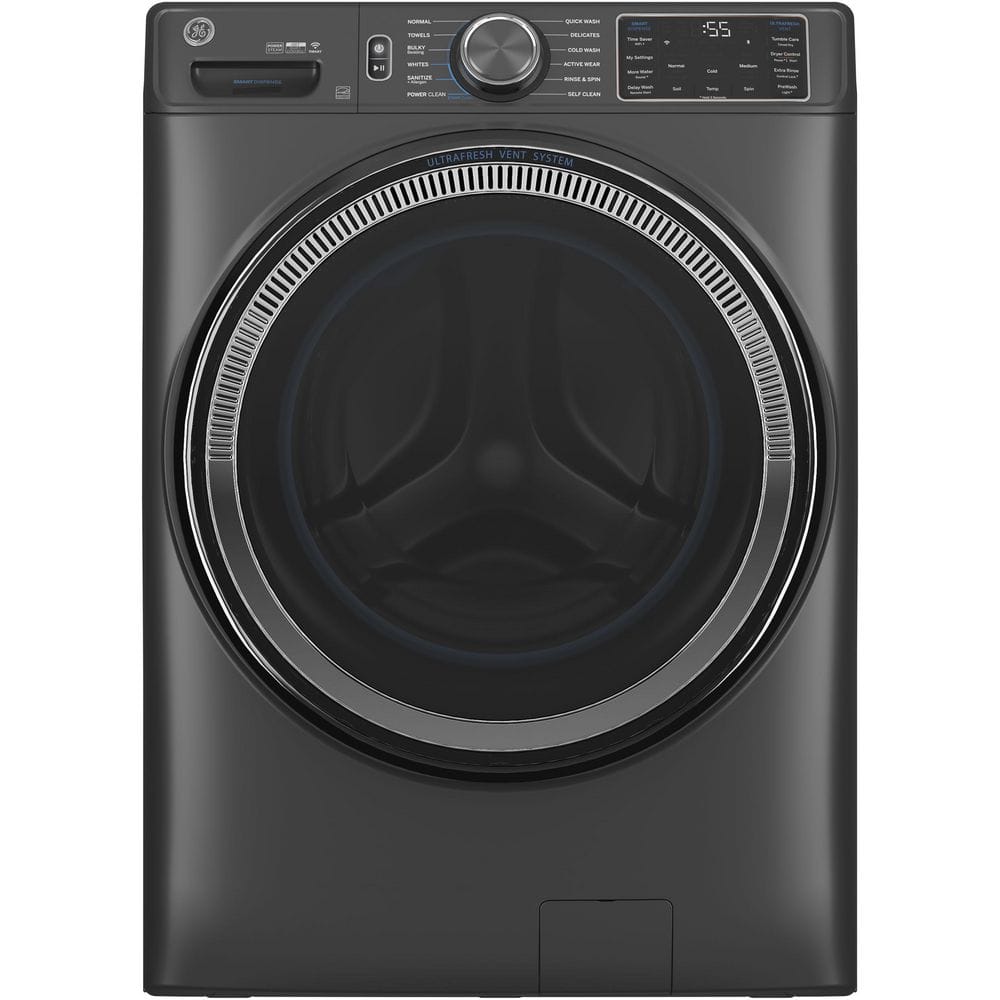 5.0 cu.ft. Smart Front Load Washer in Carbon Graphite with Steam, UltraFresh Vent System, and Microban Technology
