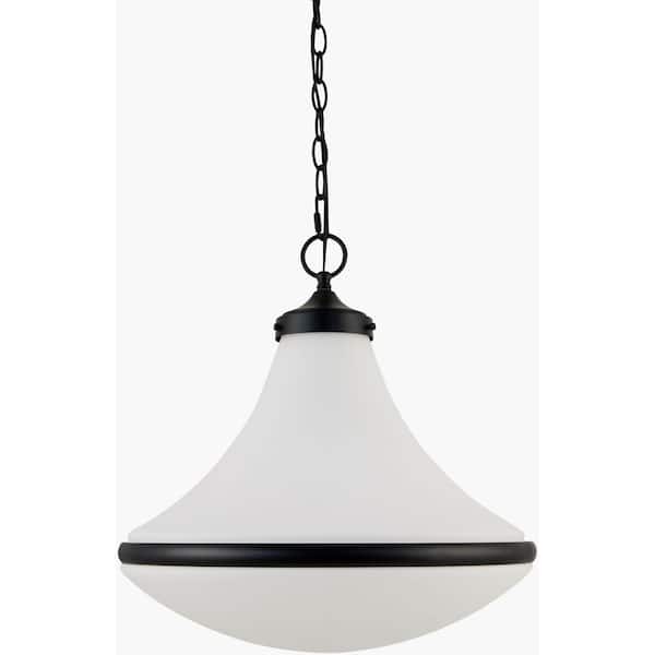 Colleen OLT-003 17"L x 17"W x 17"H 1 Lights Powder Coated Black Pendant