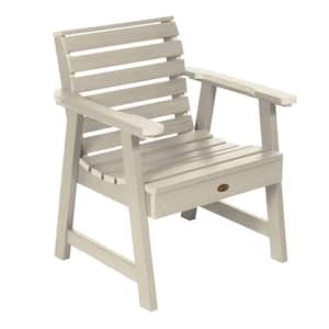 Glennville Whitewash Stationary Plastic Outdoor Lounge Chair