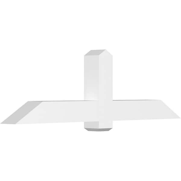 Ekena Millwork Eugene 72 in. W x 21 in. H x 6 in. D Signature Polyurethane Bracket