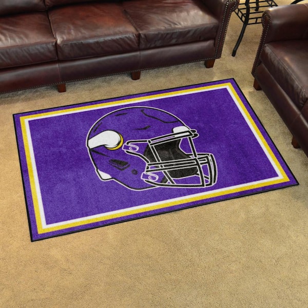 FANMATS Minnesota Vikings 4ft. x 6ft. Plush Area Rug