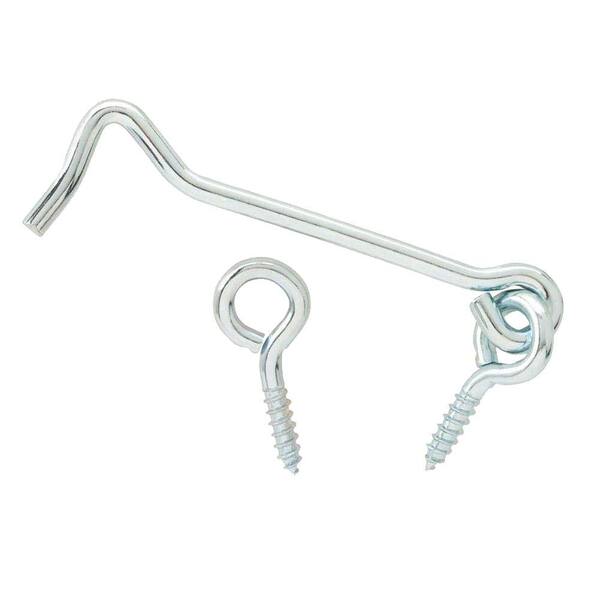 Everbilt 2-1/2 in. Zinc-Plated Hook and Eye (2-Pack)