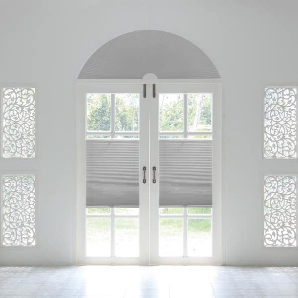 Designer Cordless Blackout Arch Cellular Shades for Windows