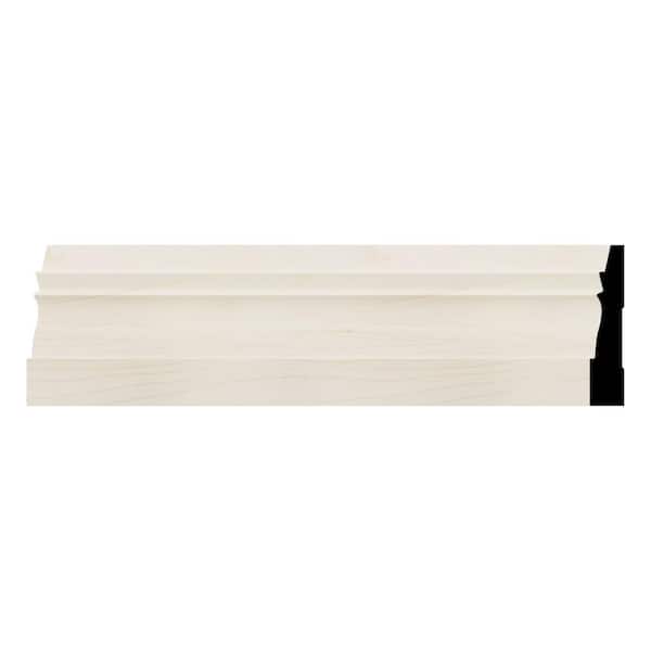 WM631 0.56 in. D x 3.25 in. W x 96 in. L Wood Maple Baseboard Moulding