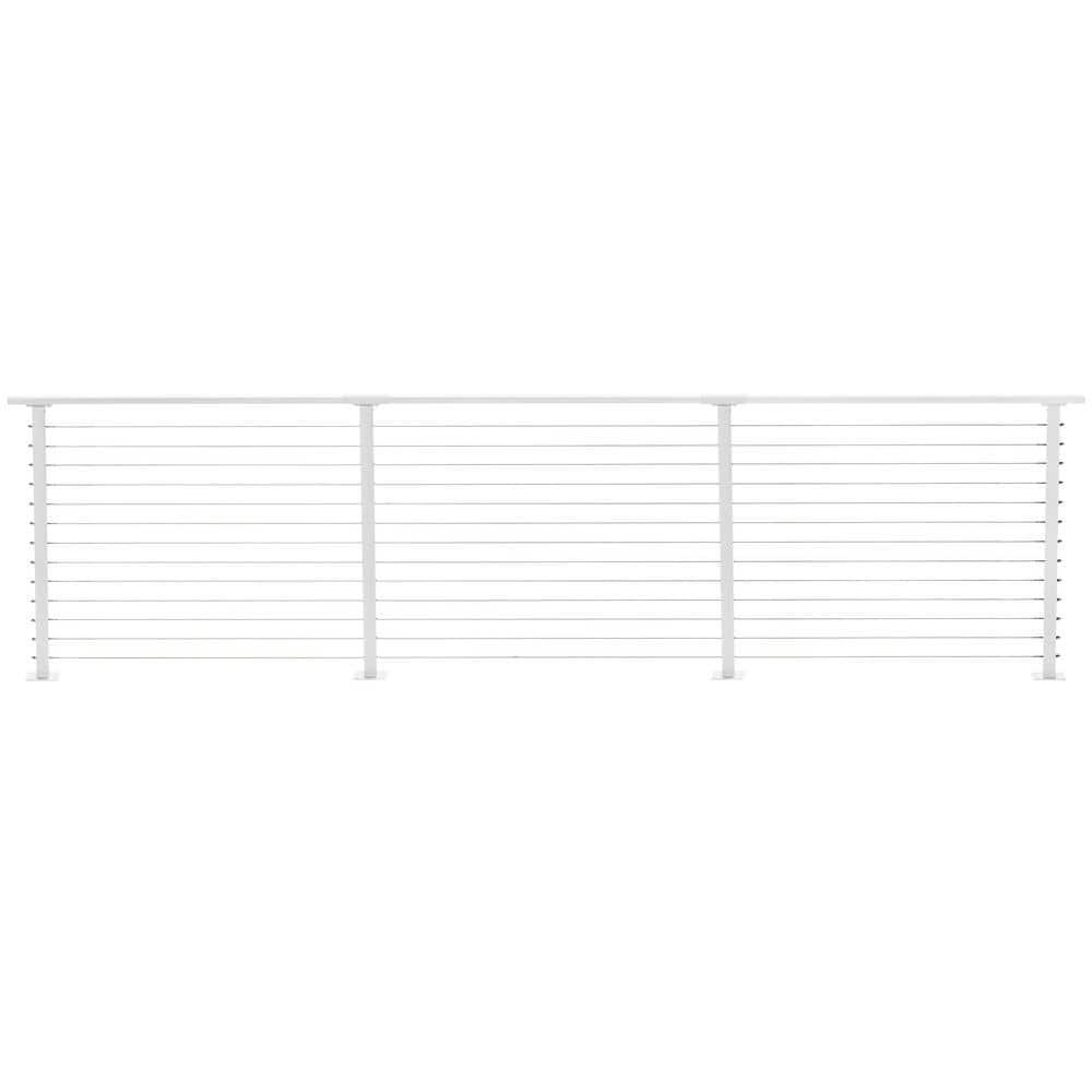 16 ft. Deck Cable Railing, 42 in. Base Mount, White price history on PriceWatchPro