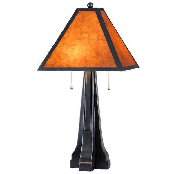 Kenroy Home Miles 28 in. Oil-Rubbed Bronze Table Lamp