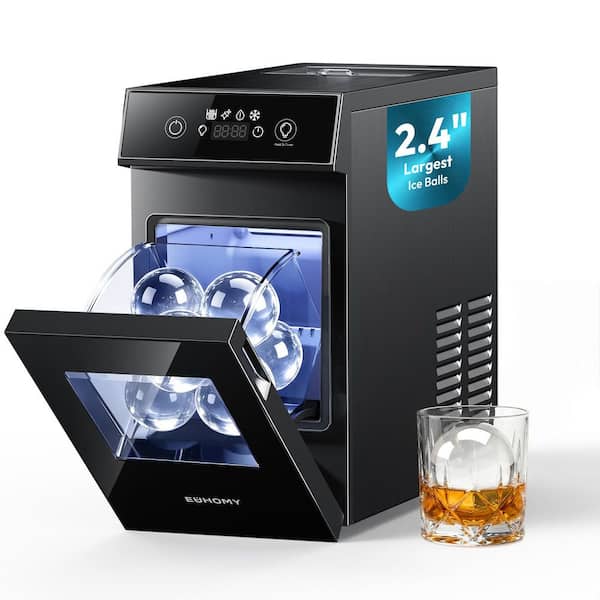 SIMZLIFE 9.5 in. 34 lb. Nugget Ice Countertop Portable Ice Maker