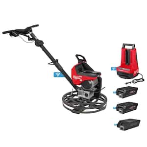 MX FUEL Lithium-Ion Cordless 24 in. Walk-Behind Edging Trowel Kit with MX FUEL Lithium-Ion REDLITHIUM XC406 Battery Pack