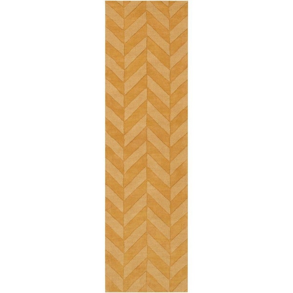 Artistic Weavers Central Park Carrie Gold 2 ft. x 10 ft. Indoor Runner Rug