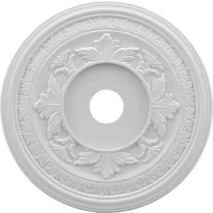 1 in. P x 19 in. O.D. x 3-1/2 in. I.D. Baltimore PVC Ceiling Medallion Moulding (Fits Canopies Upto 7-3/4 in.)