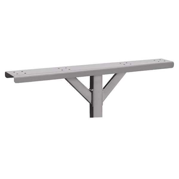 Salsbury Industries 4-Wide Spreader with 2 Supporting Arms for Roadside Mailboxes, Silver