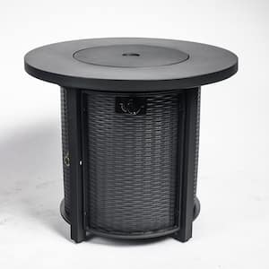 30 in. Propane Round Fire Table 40000BTU Propane Fire Pit Table