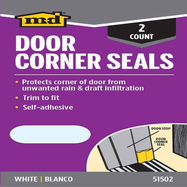 20 M Door Frame Seal For Sound Insulation, Door Seal White Wooden Frame, Draught Excluder And Door Seals, For Moisture Proof, Sound Insulation And