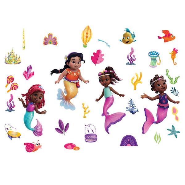 Disney Junior Ariel and Friends Purple Wall Decals