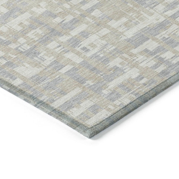 Chantille Machine Washable Indoor/Outdoor Abstract ACN1060 Beige 5 ft. x 7 ft. 6 in. Area Rug