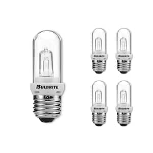100-Watt Soft White Light T8 (E26) Medium Screw Base Dimmable Clear Mini Halogen Light Bulb(5-Pack)