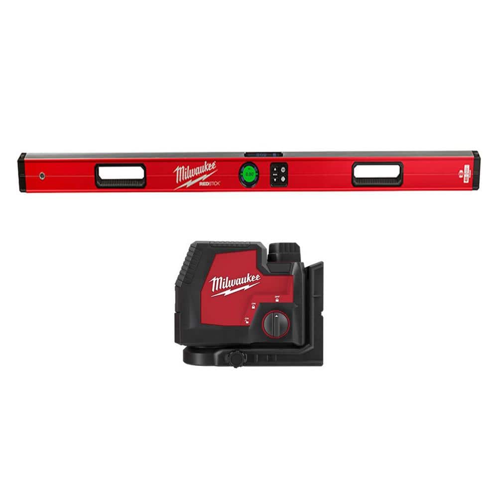 48 in. REDSTICK Digital Box Level with Green 100 ft. Cross Line and Plumb Points Laser price history on PriceWatchPro