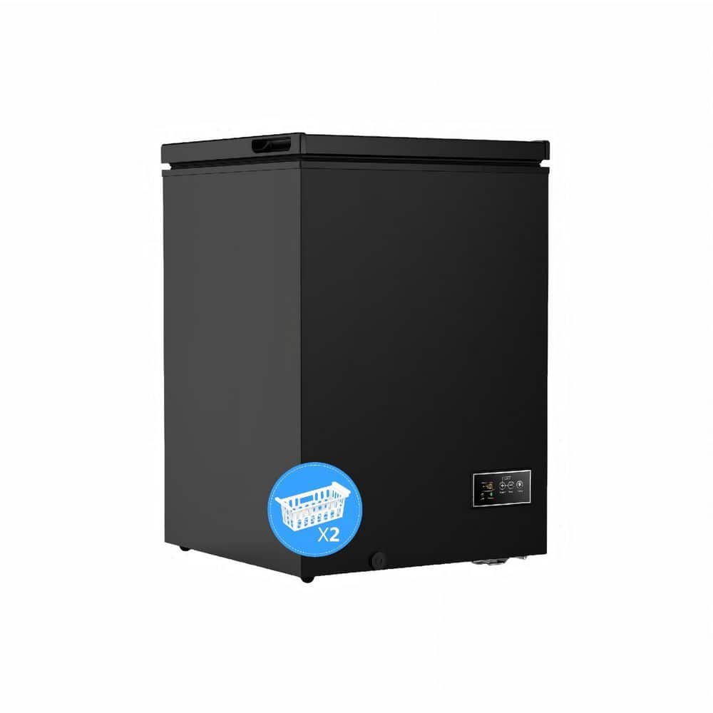 3.2 cu. ft. Manual Defrost Chest Freezer with-40~14℉ Low Temperature Range in Black price history on PriceWatchPro