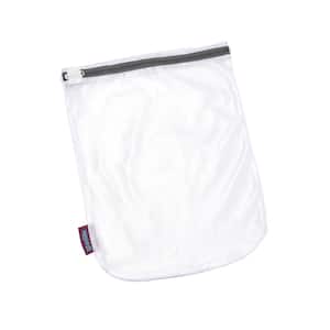 HOUSEHOLD ESSENTIALS White Nylon Mesh Laundry Bag 121 - The Home Depot