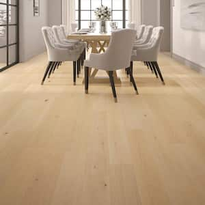 Mabry Hill Oak 0.28 in. T x 6.5 in. W Waterproof Wire Brushed Engineered Hardwood Flooring (21.8 sq.ft./case)