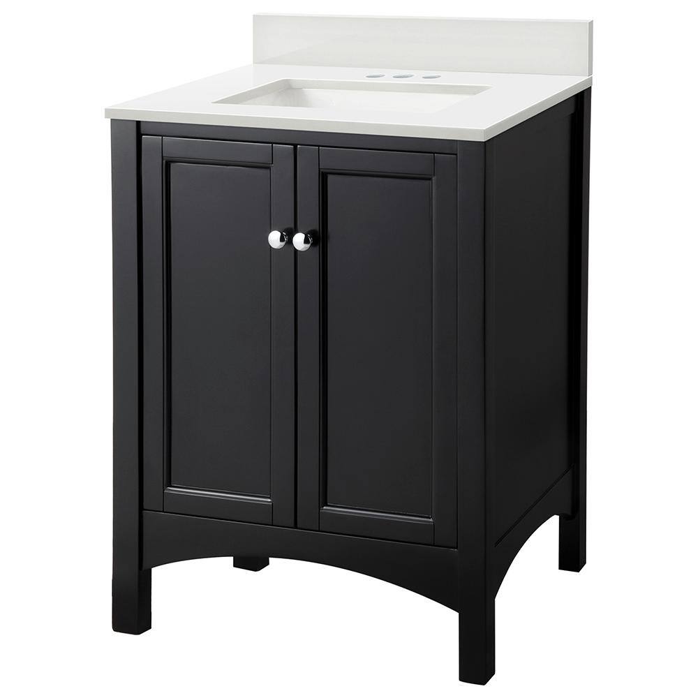 Home Decorators Collection Haven 25 In W X 22 In D Vanity In Espresso With Engineered Stone Vanity Top In Winter White With Trough White Basin Trea2422 Wwh The Home Depot Home Decorators Collection Haven 25 In W X 22 In D Vanity In Espresso With Engineered Stone Vanity Top In Winter White With Trough White Basin Trea2422 Wwh The Home Depot