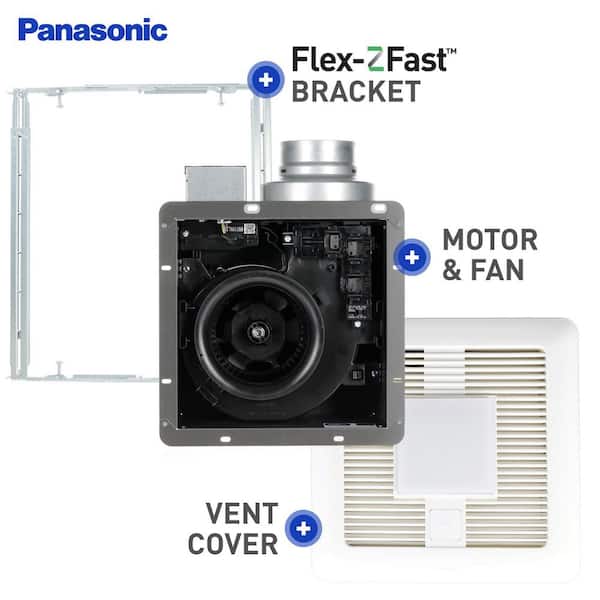 Panasonic WhisperGreen Select Pick-A-Flow 50/80/110CFM Exhaust Fan 