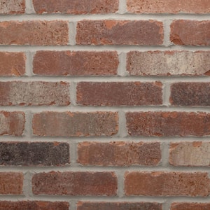 28 in. x 10.5 in. x 0.5 in. Brick Webb Bridgewater Thin Brick Sheets (Box of 5-Sheets)