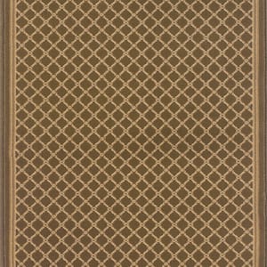 Kurdamir Derby Green 2 ft. 9 in. x Your Choice Length Stair Runner Rug