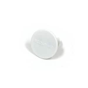 SuperSlide 1-1/4 in. White Closet Rod End Caps (200-Pack) 20810