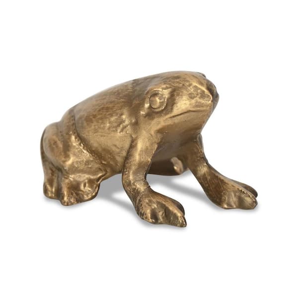 Gold 2.75 in. x 2.13 in. Novelty Metal Figurine