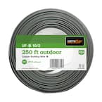 250 ft. 10/2 Gray Solid CerroMax Copper UF-B Cable with Ground Wire