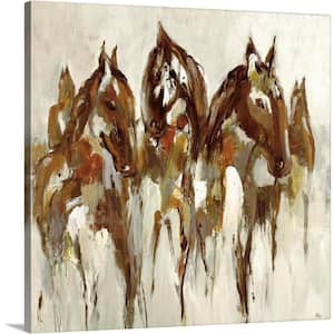 "Equestrian" by Lisa Ridgers Canvas Wall Art