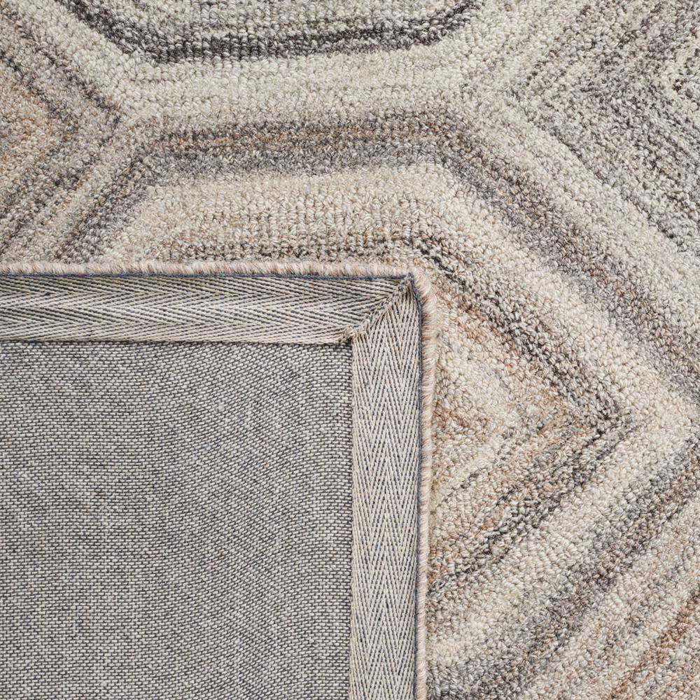Handmade Tufted Wool Abstract Rug - Gray, 8' x 10'