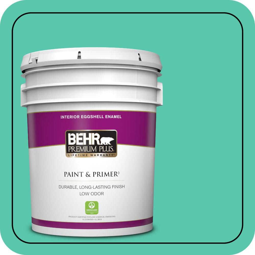 5 gal. #P430-4 Kauai Eggshell Enamel Low Odor Interior Paint & Primer price history on PriceWatchPro
