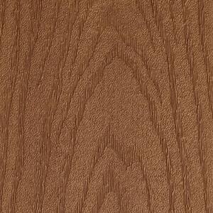 Select 1 in. x 6 in. x 1 ft. Saddle Composite Deck Board Sample - Brown