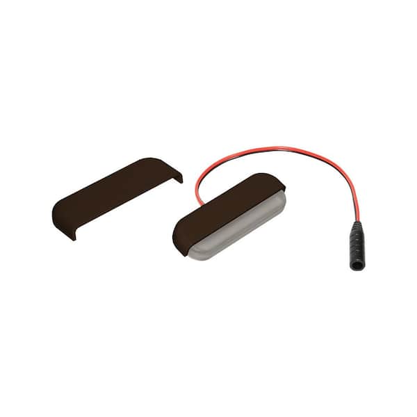 Fiberon Stair Riser/Post Light in Simply Brown (2-Pack)