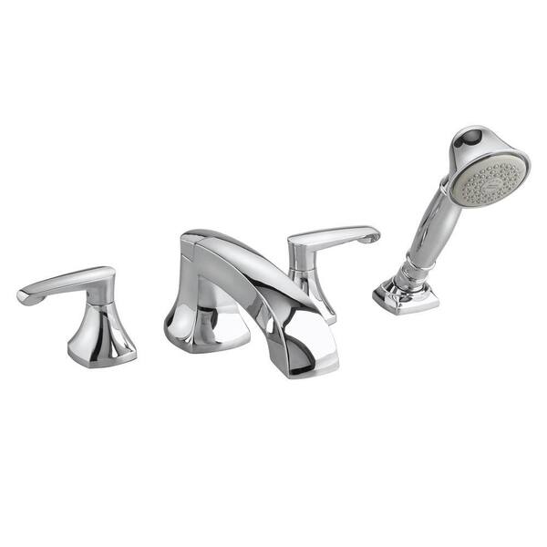 American Standard Copeland 2-Handle Deck-Mount Roman Tub Faucet with HandShower in Polished Chrome