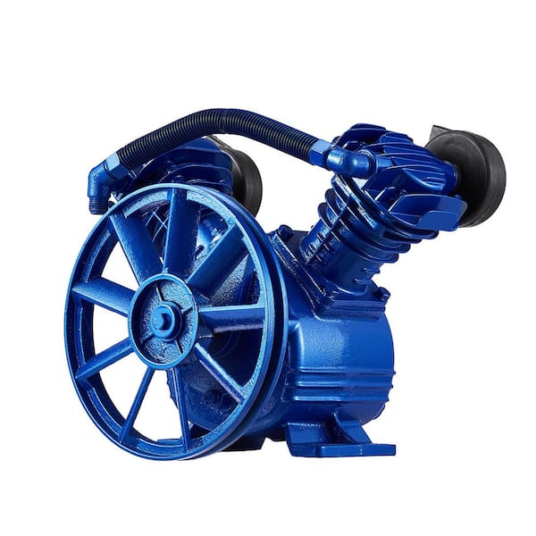 SKYSHALO Air Compressor Pump Head, 3HP 6. 25CFM @ 90PSI, Twin Cylinder Oil Lubricated Air Compressor Piston Pump Head