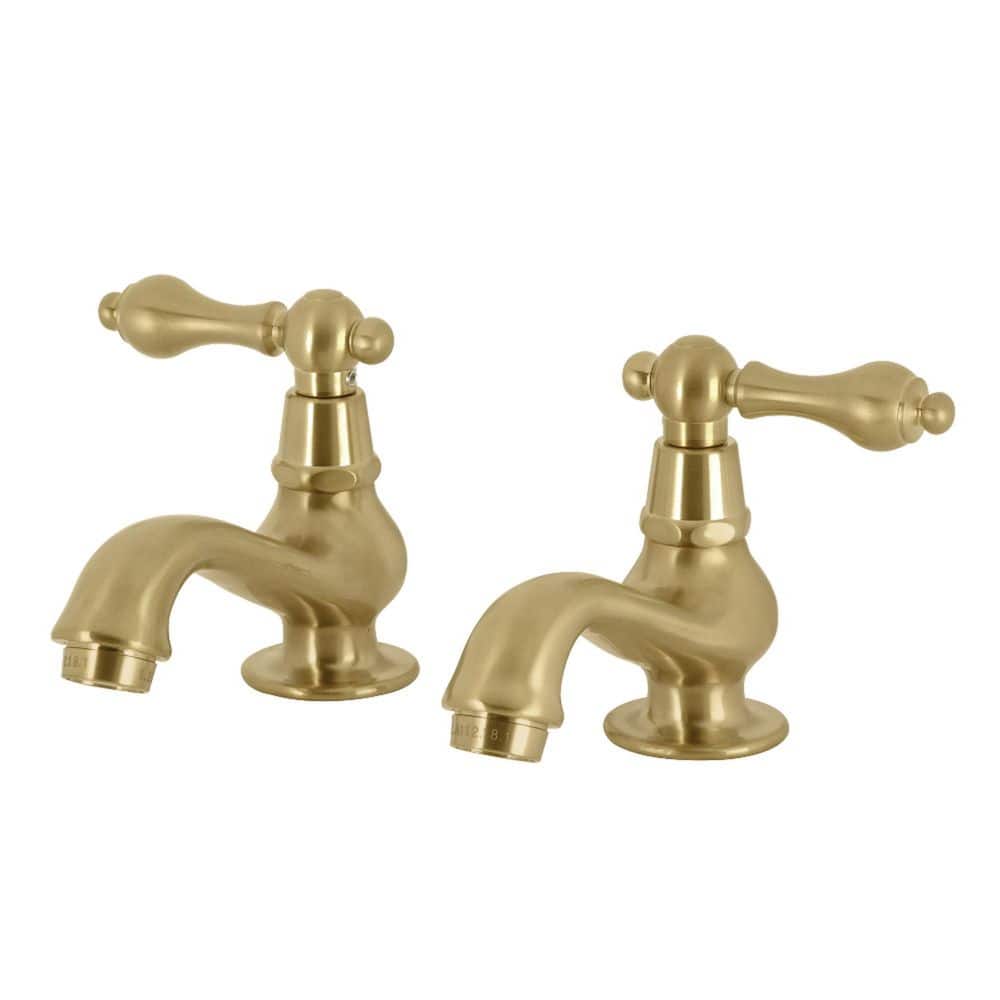 Heritage Basin Tap0 Single Hole 2-Handle Bathroom Faucet in Brushed Brass price history on PriceWatchPro