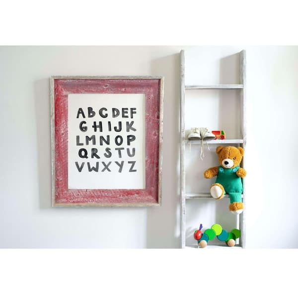 Rustic Farmhouse Artisan 5 in. x 7 in. Rustic Red Reclaimed Picture Frame