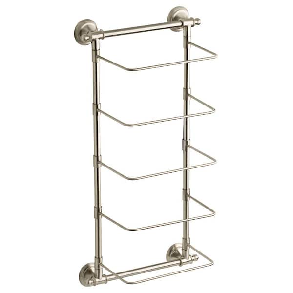 Delta Hospitality Extensions 5-Tier Wall Mount Towel Rack Bath Hardware Accessory in Brushed Nickel