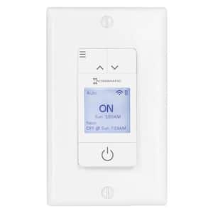 Ascend Smart Wi-Fi 15A 7-Day LED, Switch/Timer, No Hub Required, Works with Alexa, Google Assistant