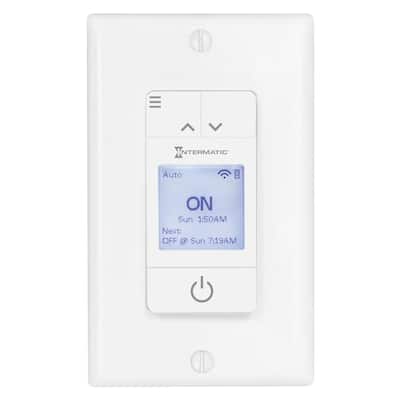 Ascend Smart Wi-Fi 15A 7-Day LED, Switch/Timer, No Hub Required, Works with Alexa, Google Assistant