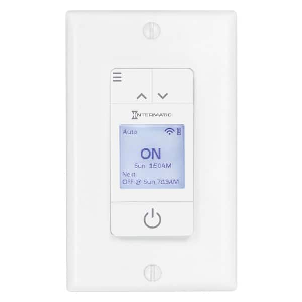 Intermatic ASCEND Smart Wi-Fi 15A 7-Day LED, Switch/Timer, No Hub Required, Works with Alexa, Google Assistant