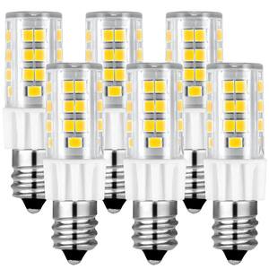 40-Watt Equivalent E12 Base T4/T3 LED Light Bulb 5000K Bright White 4.2-Watt (6-Pack)