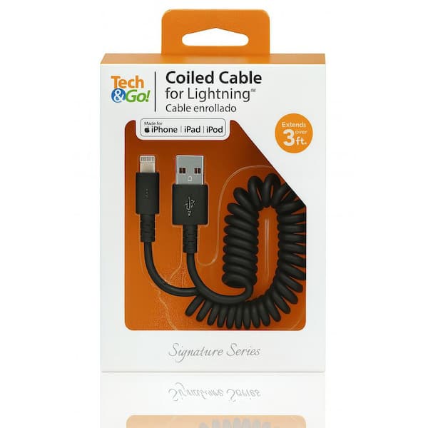 3 ft. Coiled Cable for Lightning